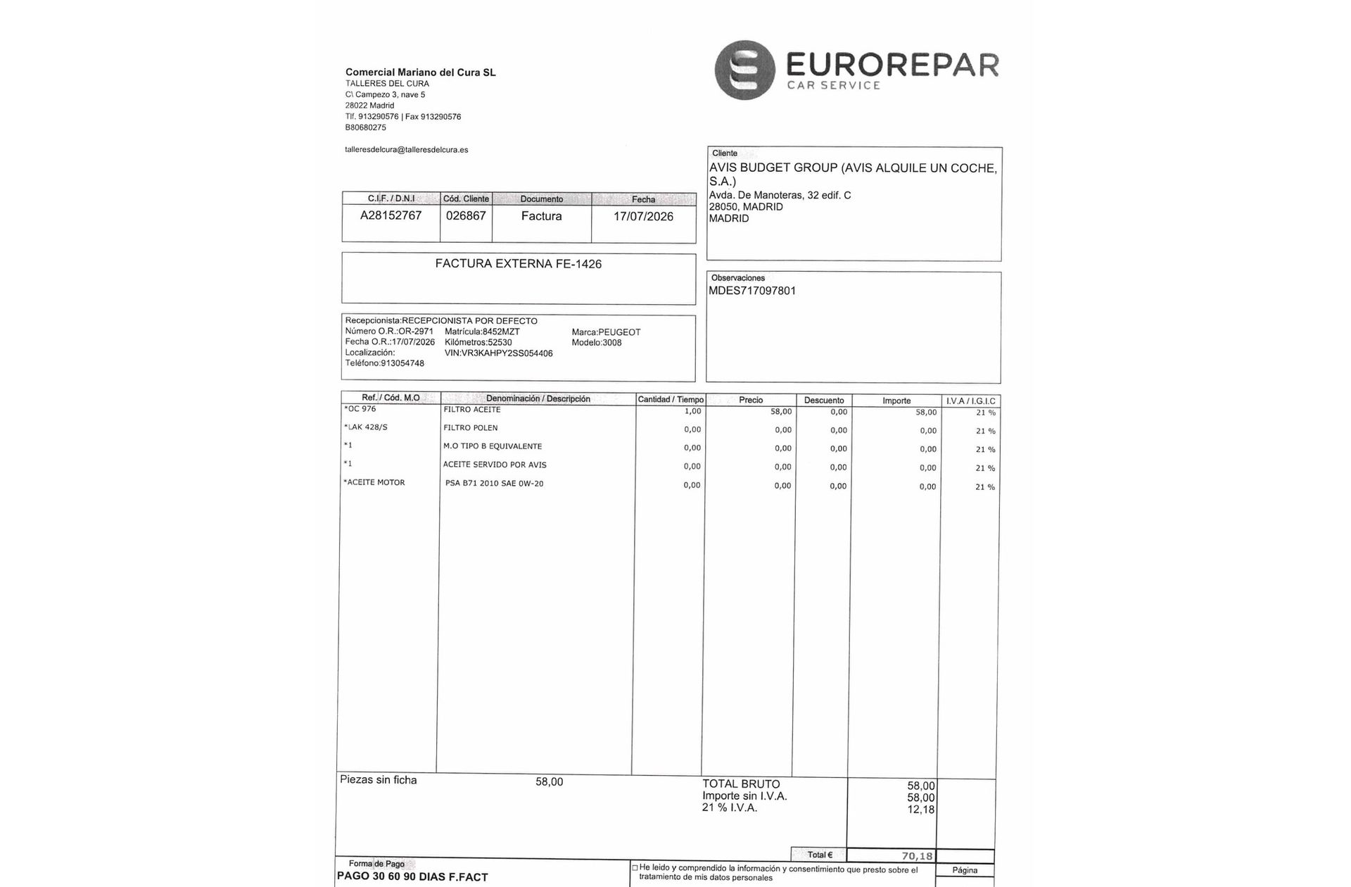 Peugeot 3008 Allure Hybrid eDCS6 - foto 20