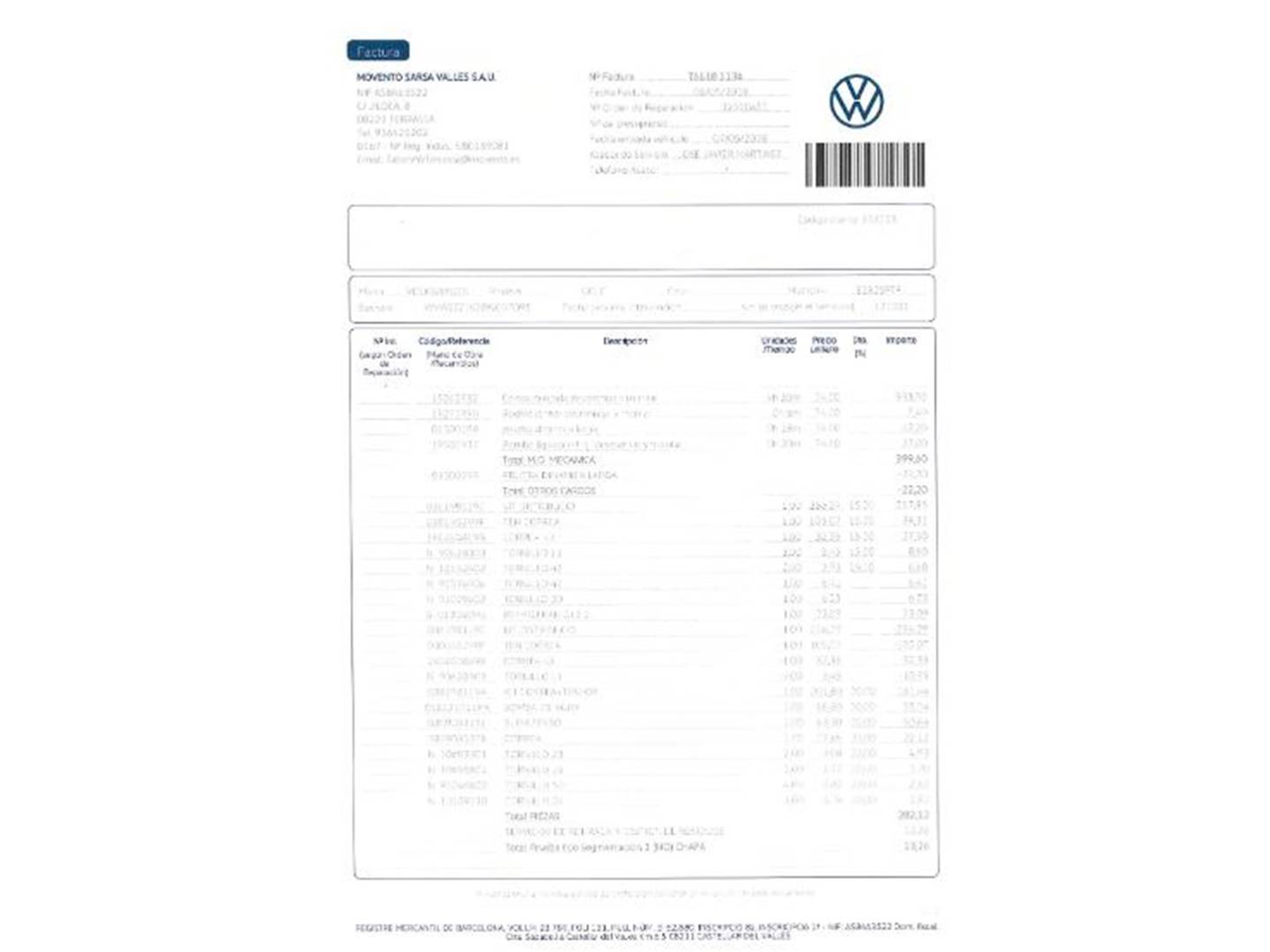 Foto del mantenimiento del Volkswagen Golf Volkswagen Golf GT Sport 1.9 TDI (105 CV)
