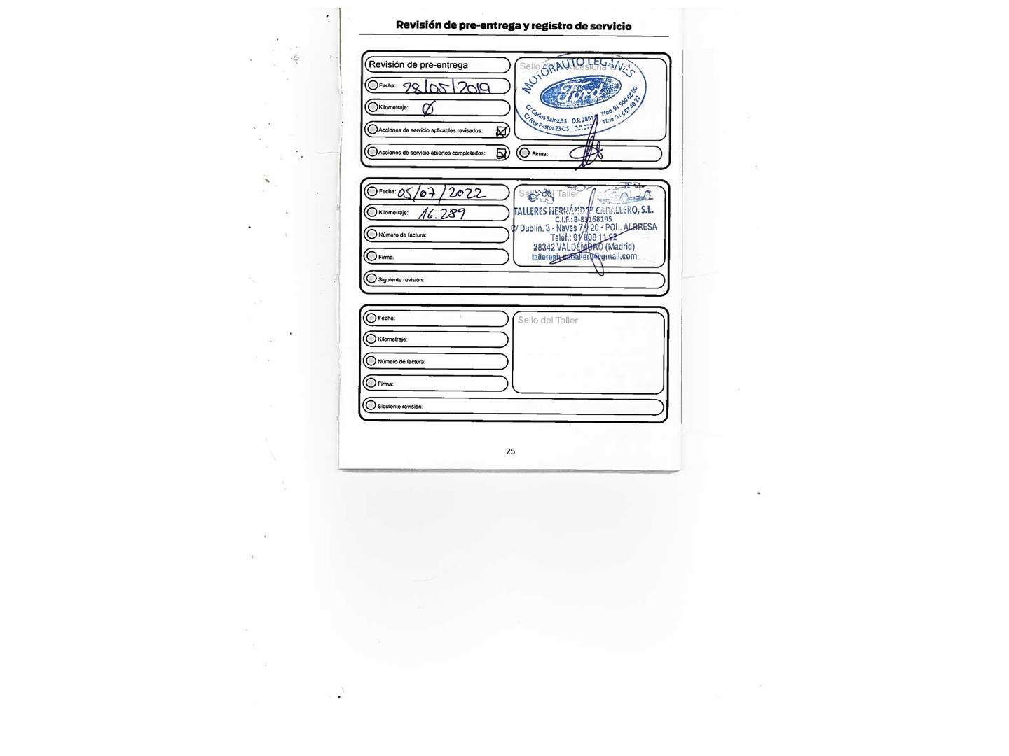 Foto del mantenimiento del Ford EcoSport Ford EcoSport 1.0T EcoBoost S&S ST Line (125 CV)