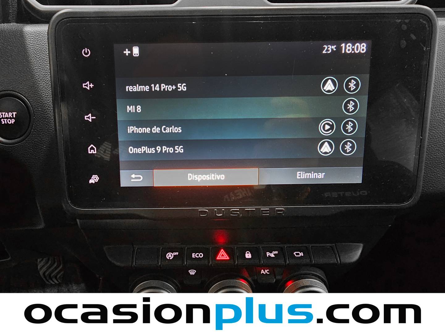 Equipamiento del Dacia Duster Dacia Duster Journey Go TCE (130 CV) 4x2