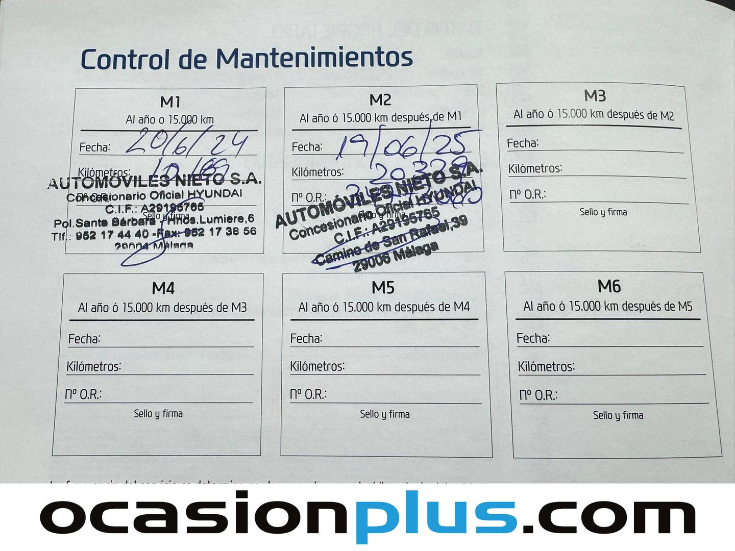 Foto del mantenimiento del Hyundai i20 Hyundai i20 1.0 TGDI 48V Klass DCT (100 CV)