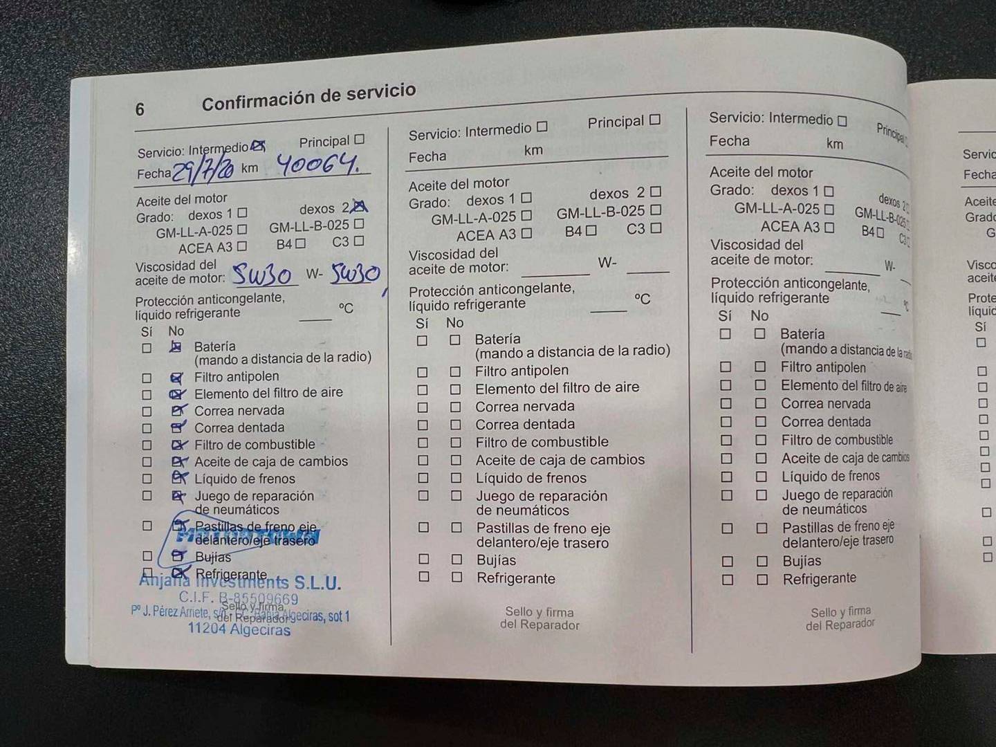 Foto del mantenimiento del Opel Mokka X Opel Mokka X 1.4 T S&S Selective 4x2 (140 CV)