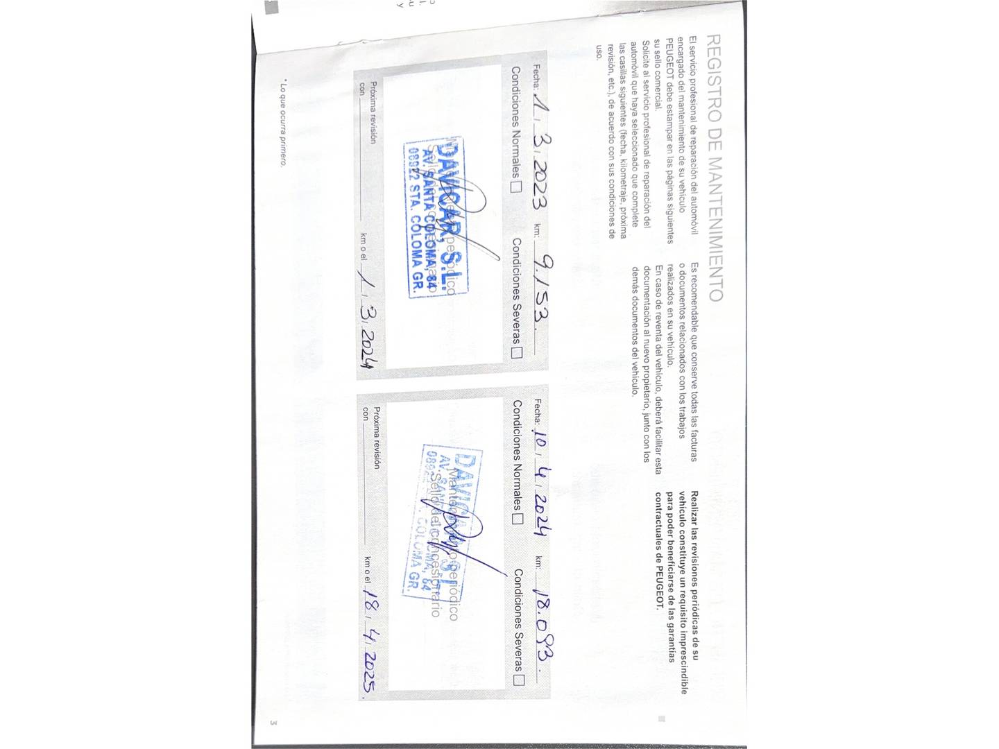 Foto del mantenimiento del Peugeot 5008 Peugeot 5008 PureTech 130 GT Line (130 CV) 7 Plazas