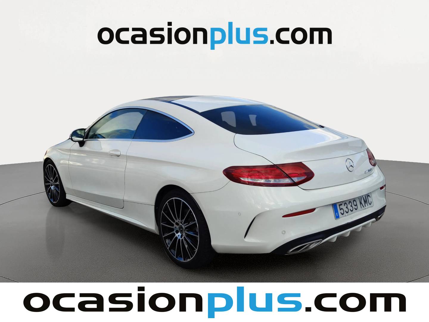Foto trasera Mercedes Clase C Mercedes Clase C Coupe 220 d (170 CV) Pack AMG izquierda