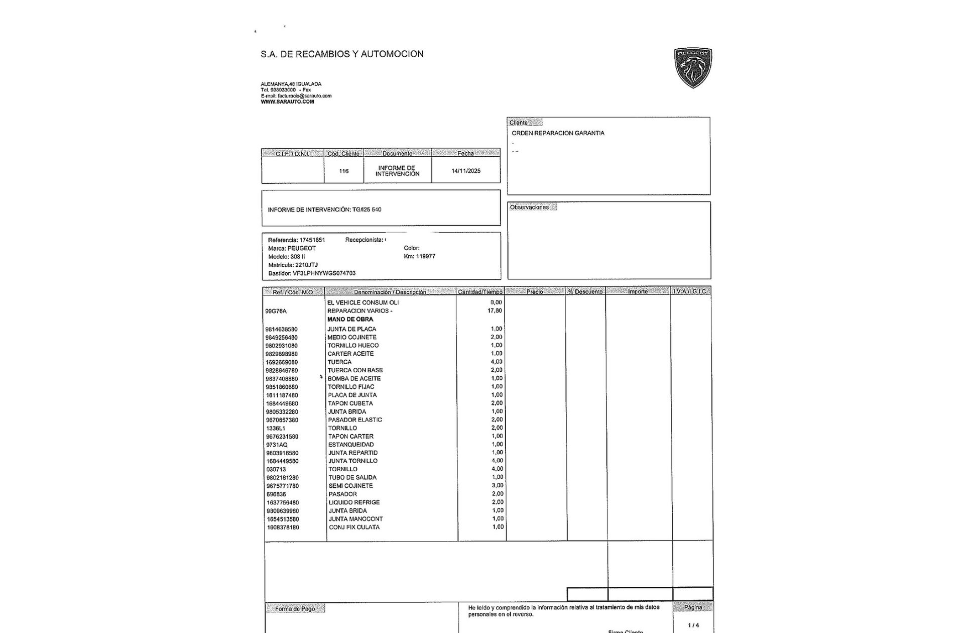 Peugeot 308 PureTech 130 Style EAT6 - foto 18