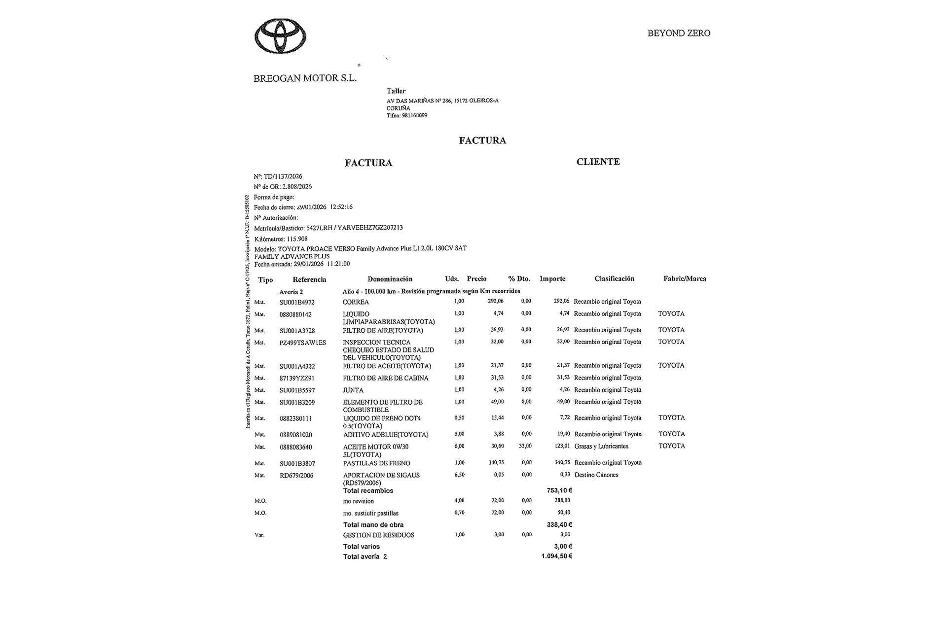 Toyota Proace Verso 2.0D Family Advance Plus L1 8 plazas - foto 23
