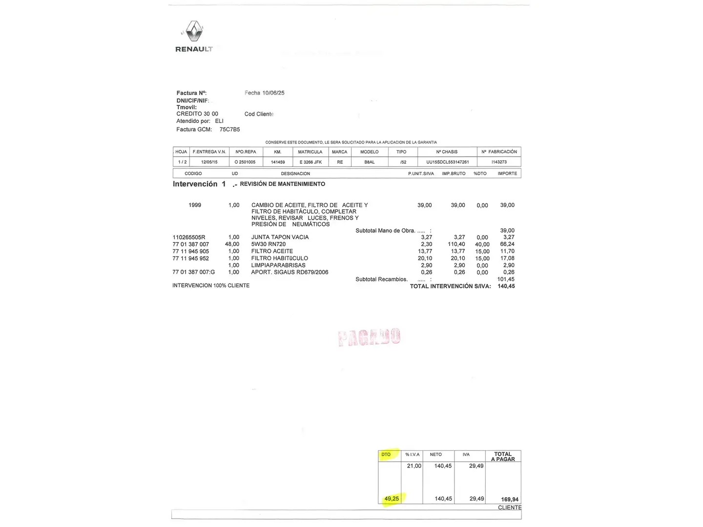 Foto Dacia Sandero Dacia Sandero Laureate dCi (90 CV)