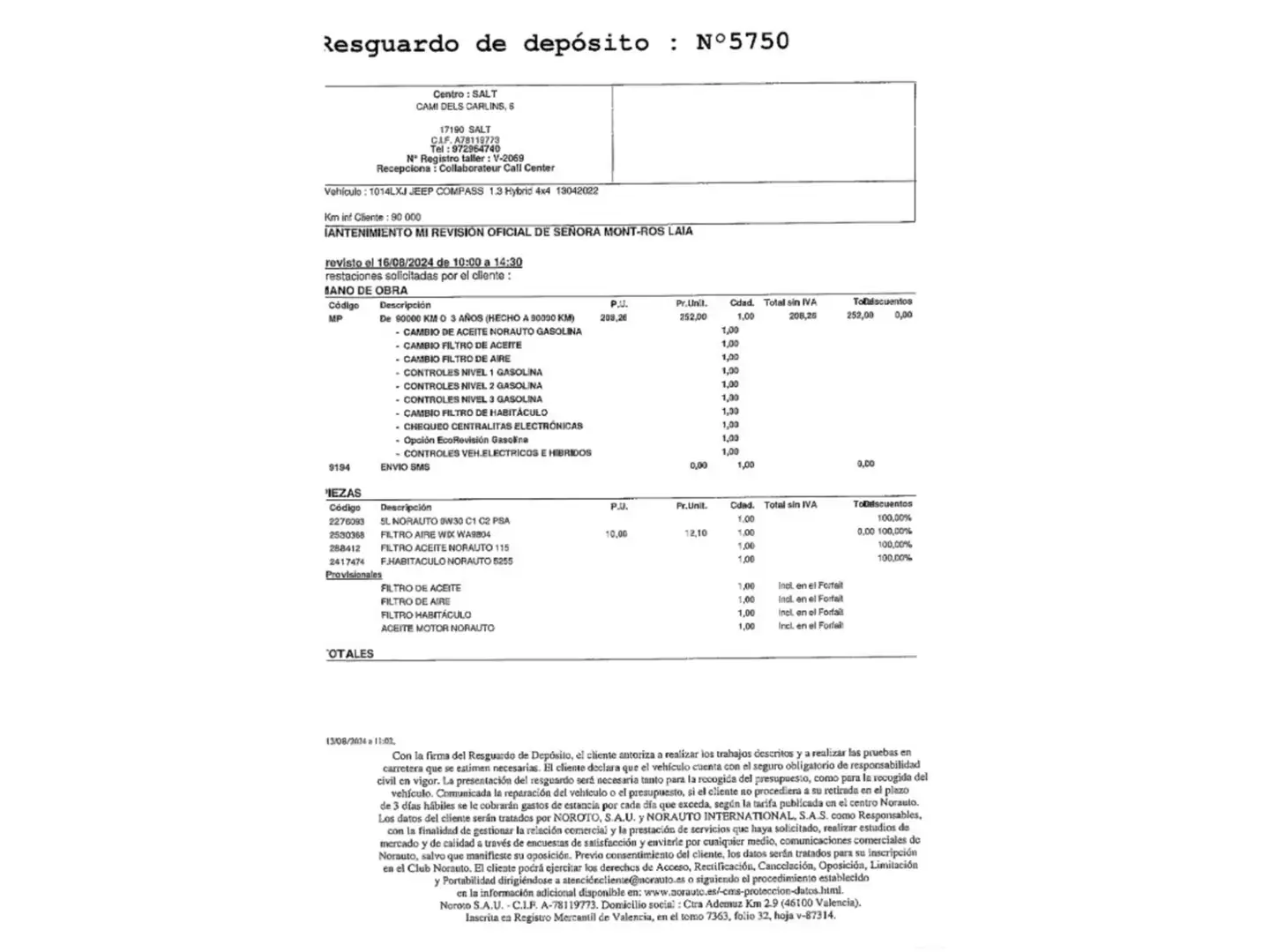 Mantenimiento