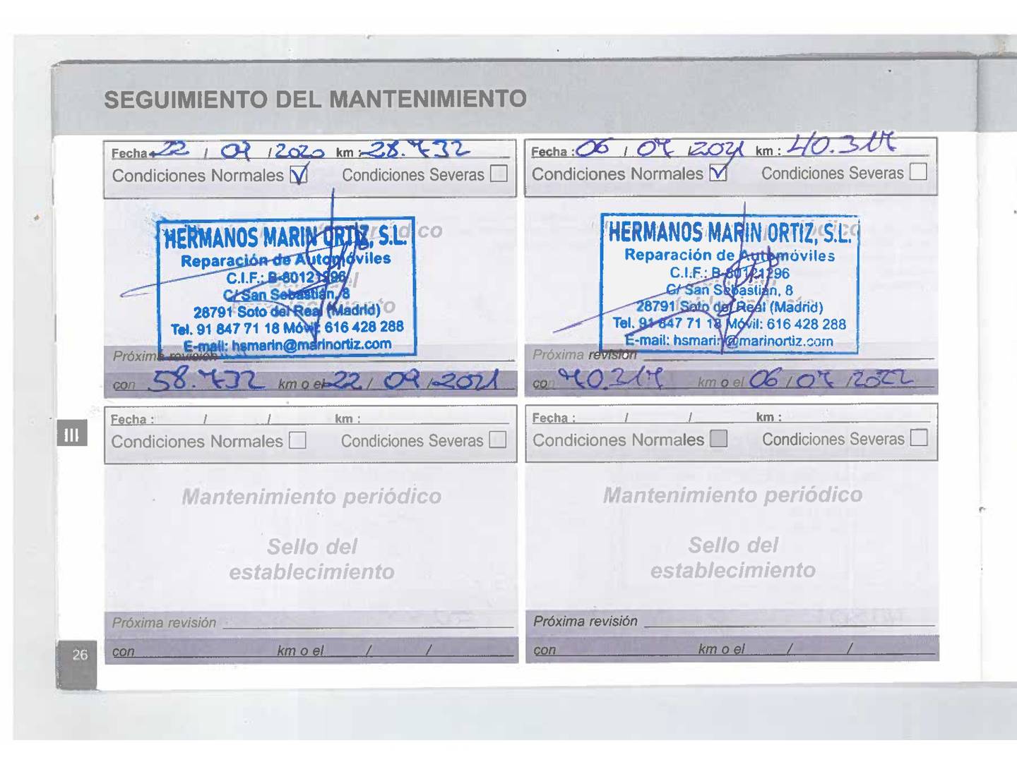 Foto del mantenimiento del Peugeot 3008 Peugeot 3008 THP 165 GT Line S&S Auto (165 CV)