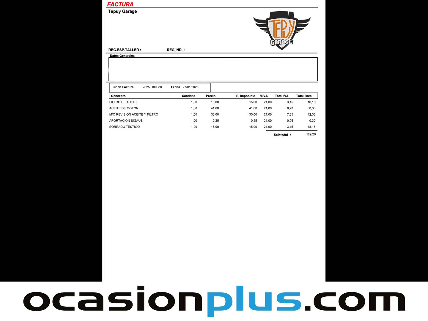 Foto del mantenimiento del Jeep Avenger Jeep Avenger 1.2 G Summit (100 CV)