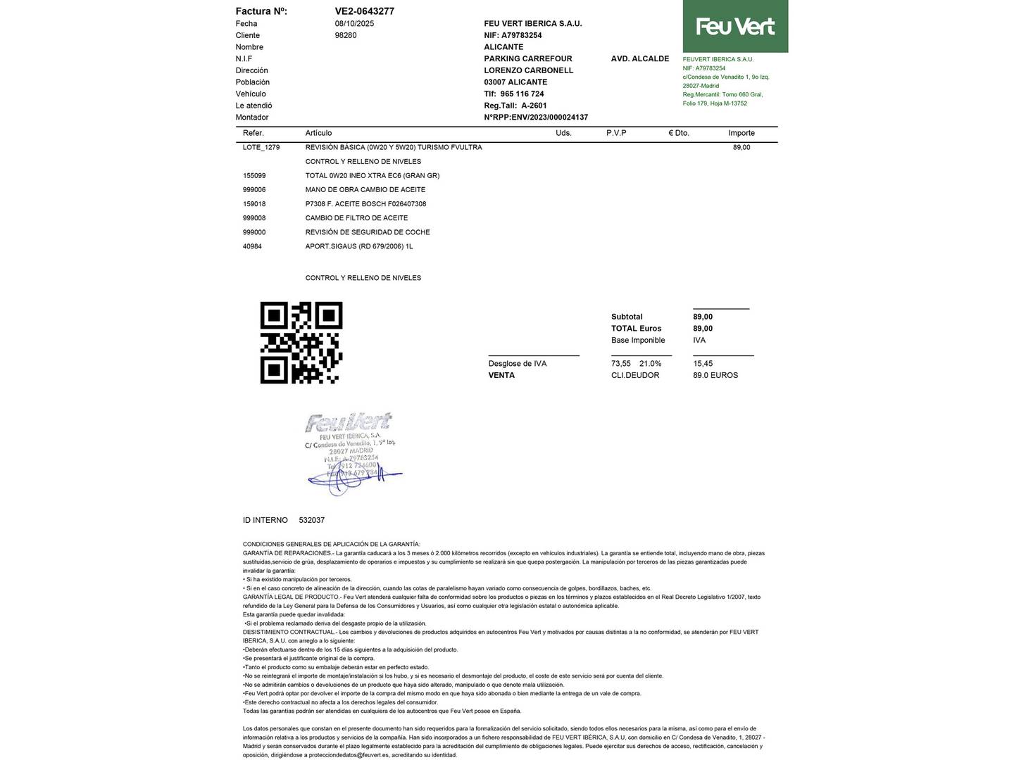 Foto del mantenimiento del KIA Ceed KIA Ceed 1.6 MHEV iMT Drive (136 CV)