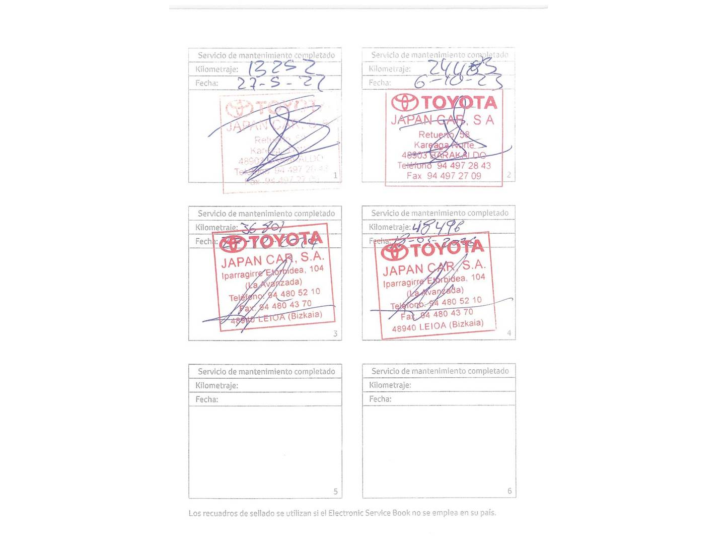 Foto del mantenimiento del Toyota Corolla Toyota Corolla Touring Sports 125H Active Tech E-CVT (122 CV)