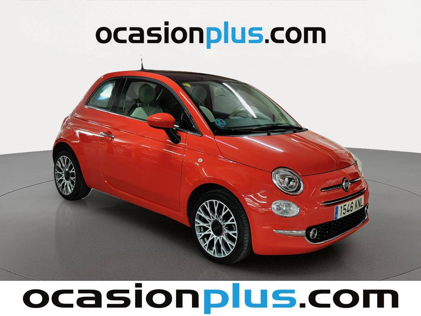Foto delantera Fiat 500 Fiat 500 1.2 8v Lounge (69 CV) derecha