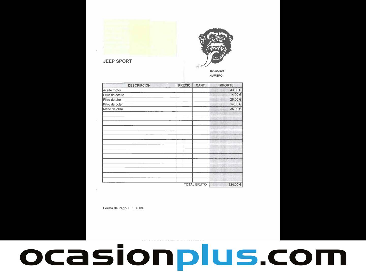 Foto del mantenimiento del Jeep Renegade Jeep Renegade 1.0G Sport 4x2 (120 CV)