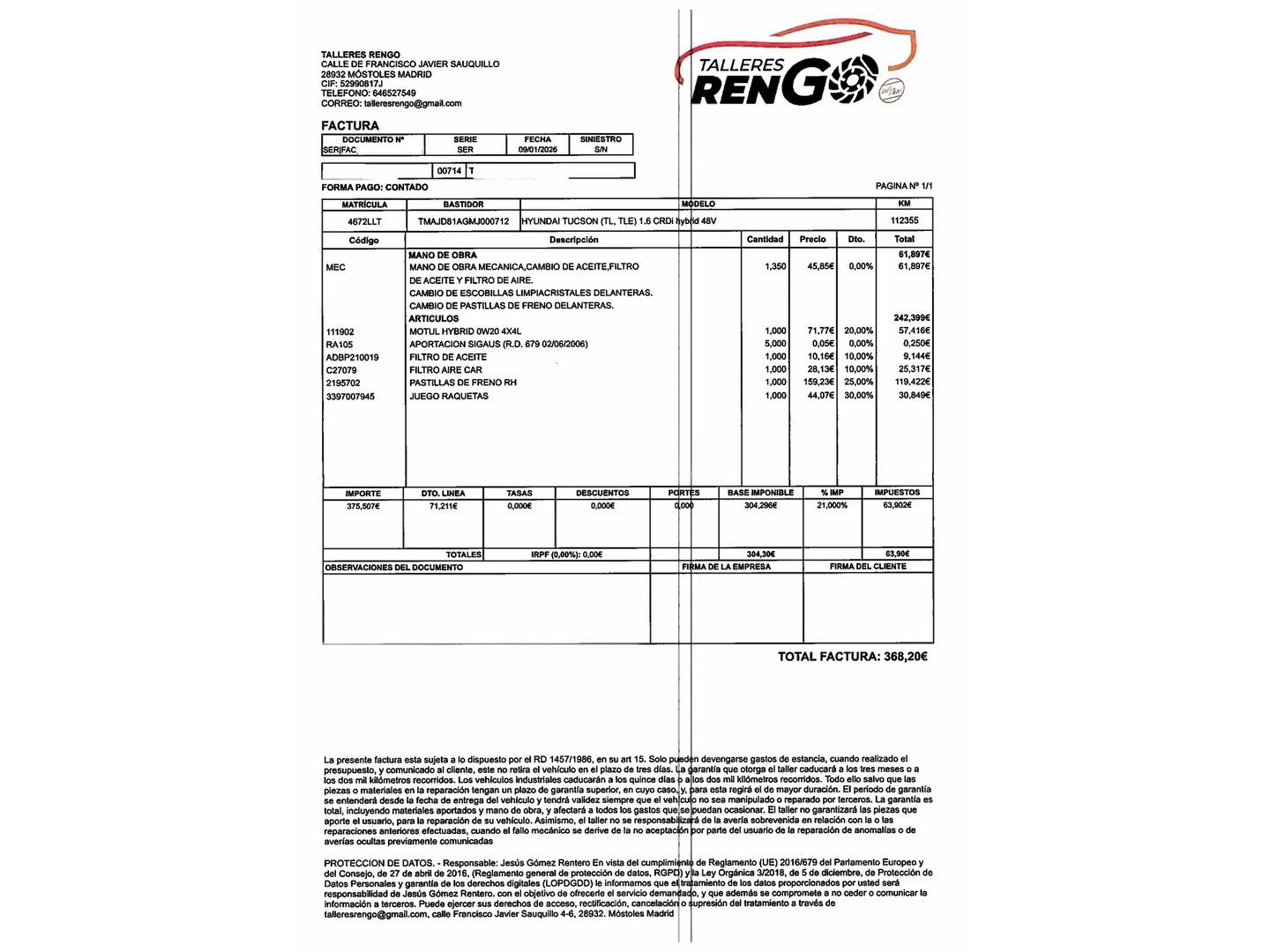 Foto Hyundai Tucson Hyundai Tucson 1.6 CRDI 48V Tecno 4X2 DCT (116 CV)