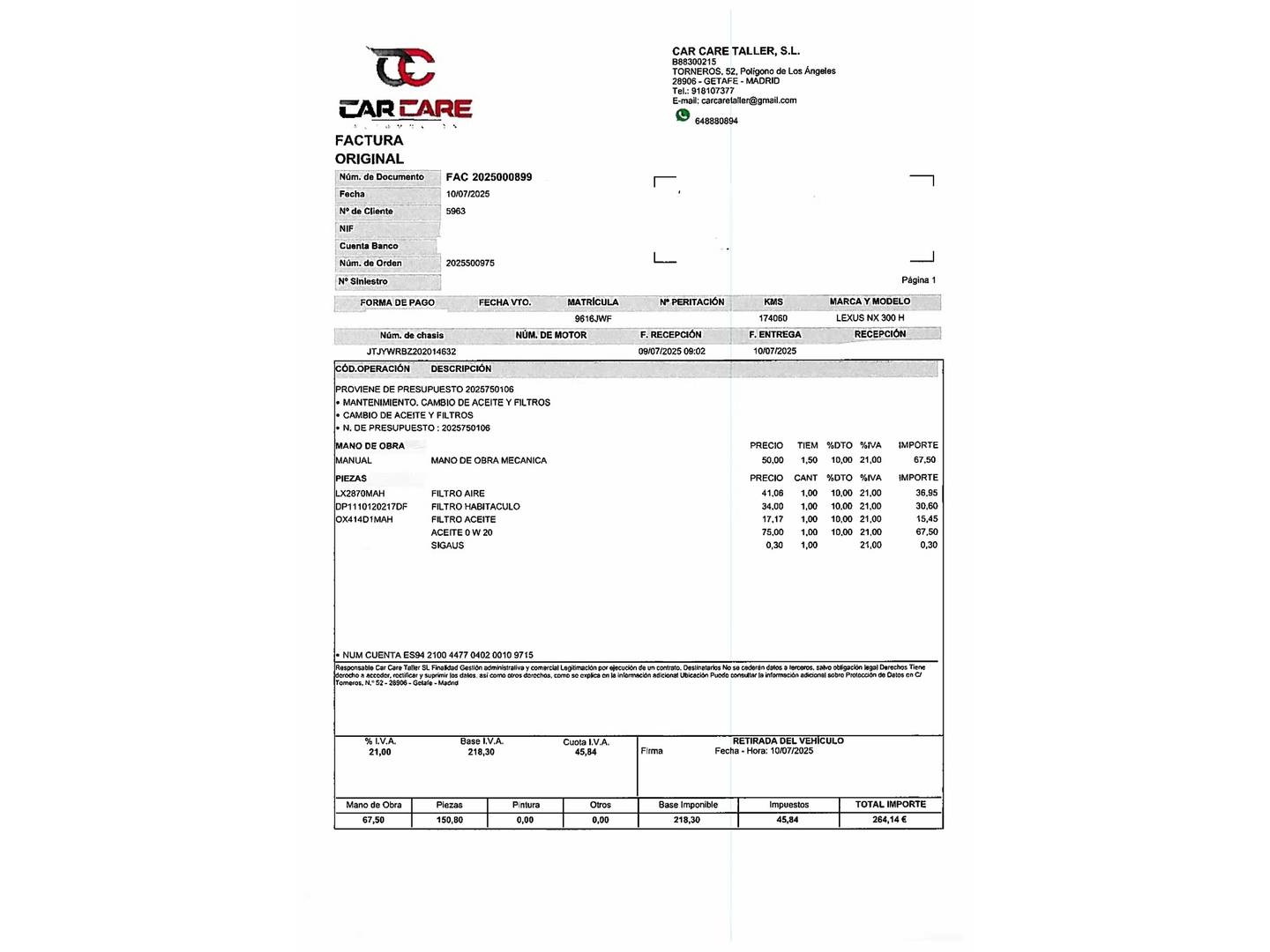 Foto Lexus NX Lexus NX 300h Corporate 2WD + Navibox (197 CV)