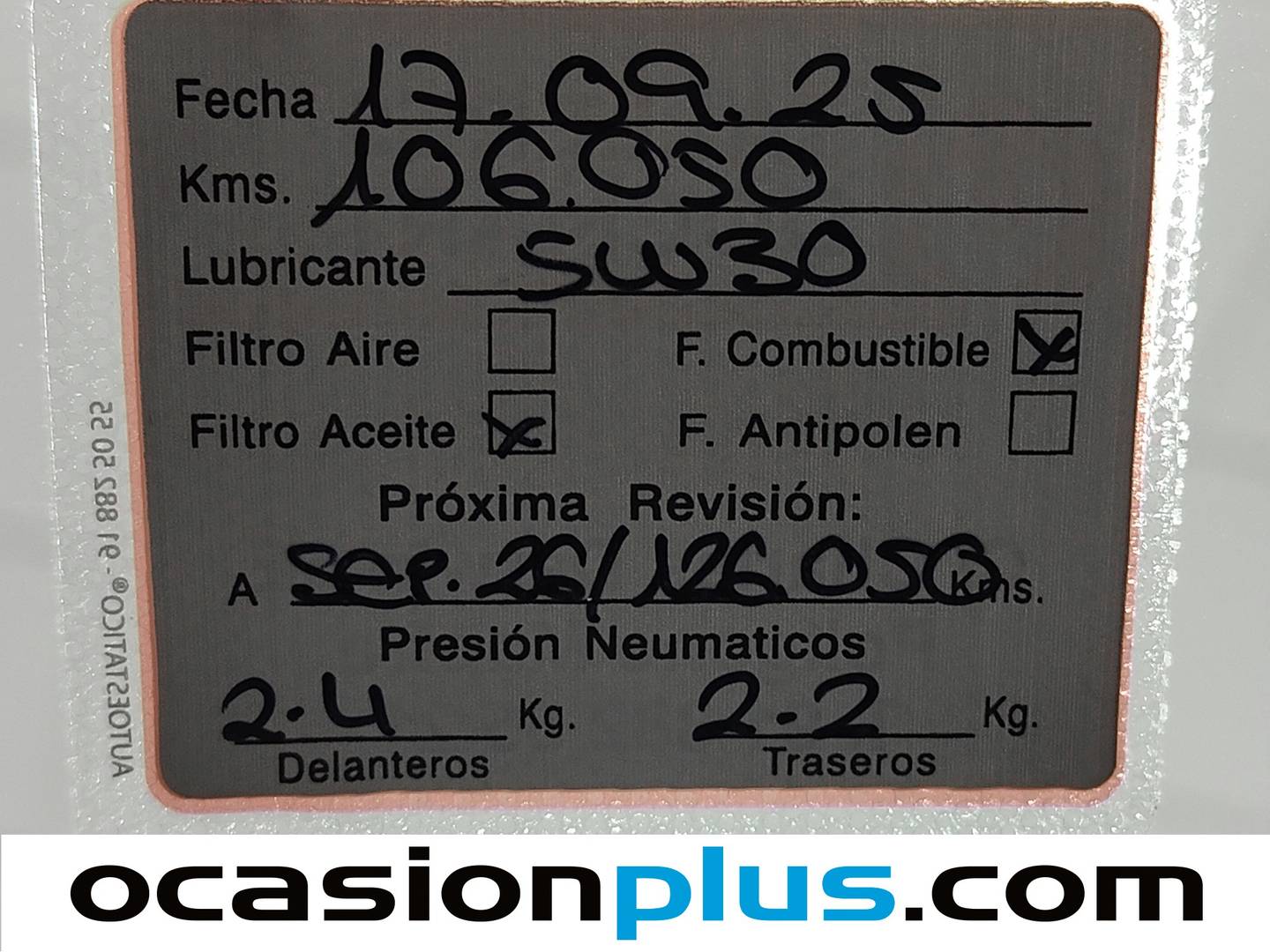 Foto del mantenimiento del Opel Mokka Opel Mokka 1.6 CDTi S&S Selective 4x2 (136 CV)
