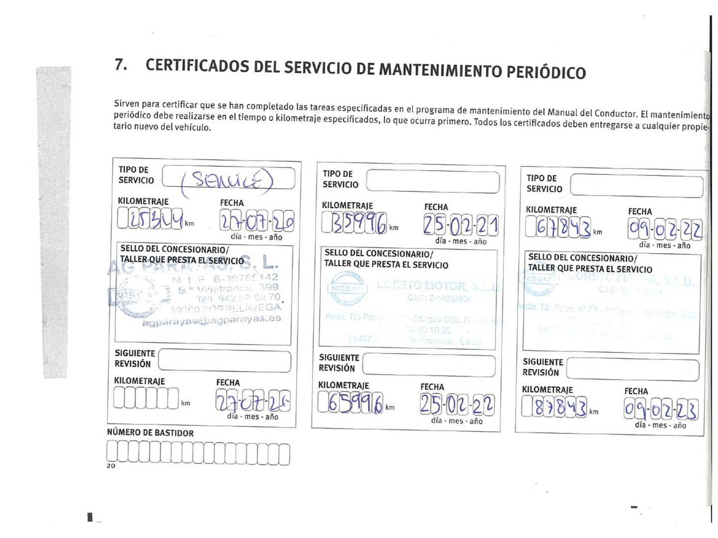 Foto del mantenimiento del Nissan X-TRAIL Nissan X-Trail dCi 150 N-Connecta 4x2 (150 CV)