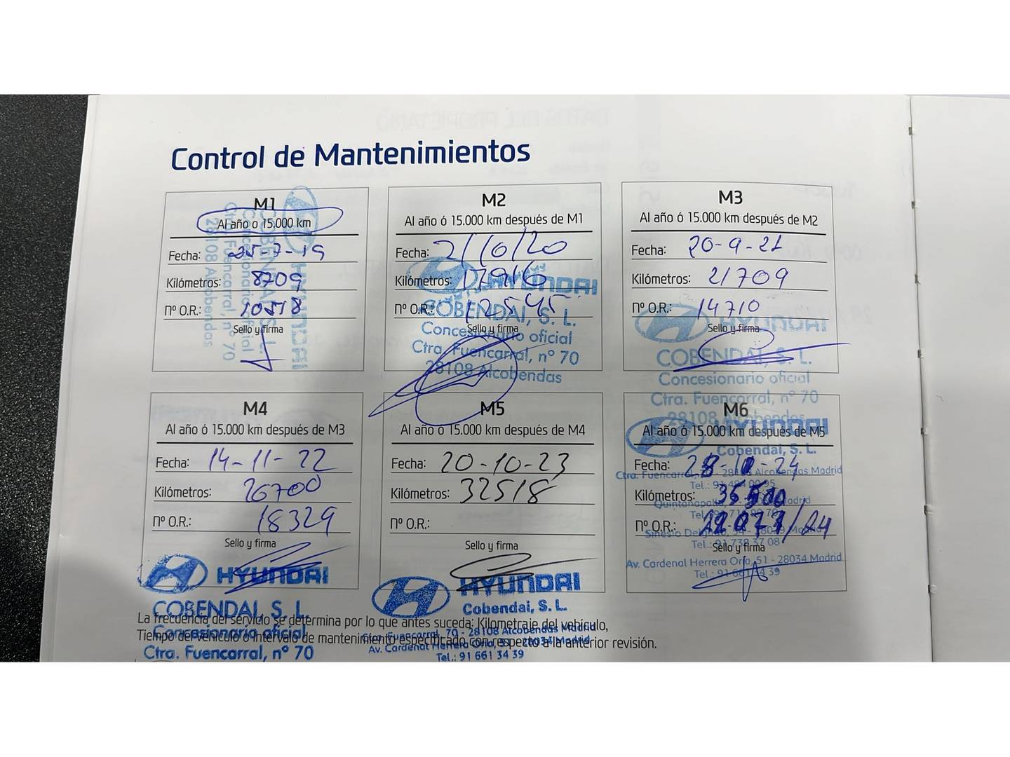Foto del mantenimiento del Hyundai Tucson Hyundai Tucson 1.6 TGDI Link 4x2 (176 CV)