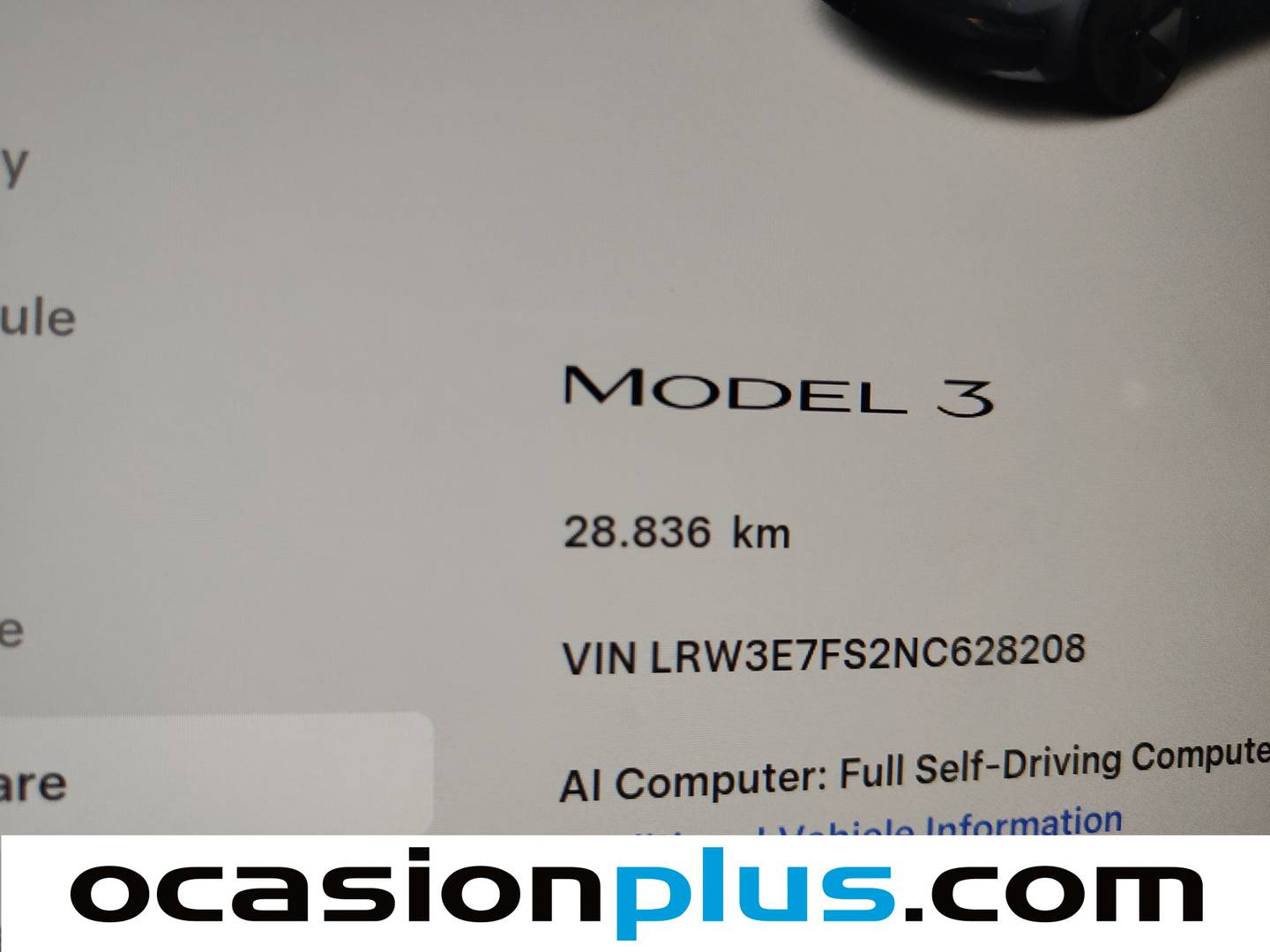 Tesla Model 3 Tesla Model 3 RWD (283 CV) seminuevo
