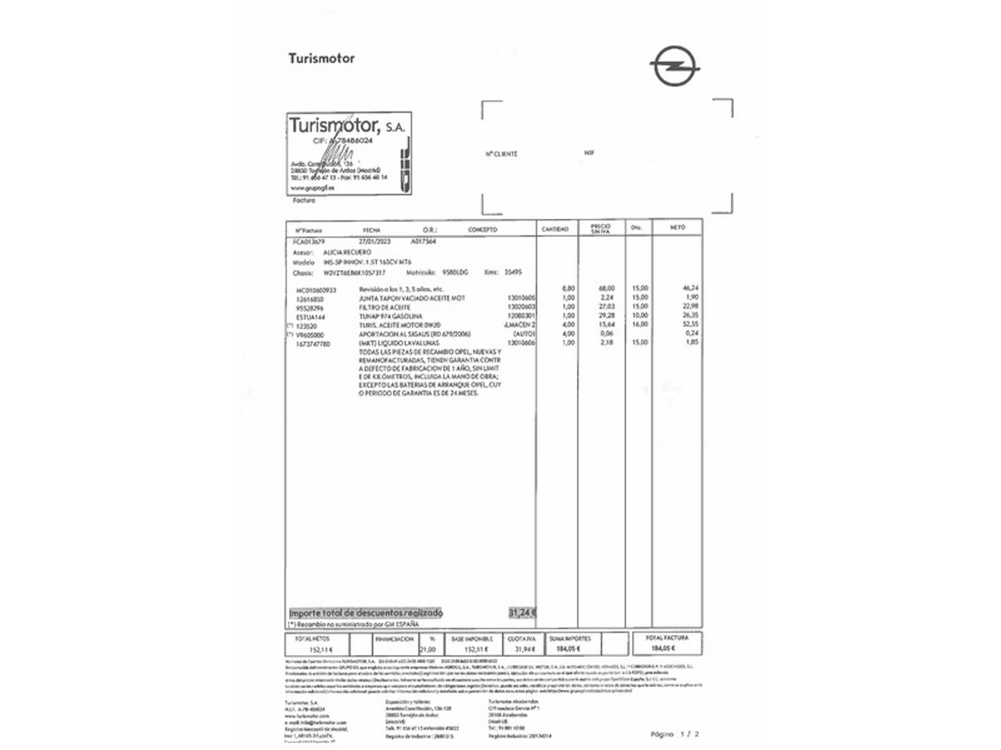 Foto Opel Insignia Opel Insignia GS 1.5 Turbo XFT Innovation (165 CV)