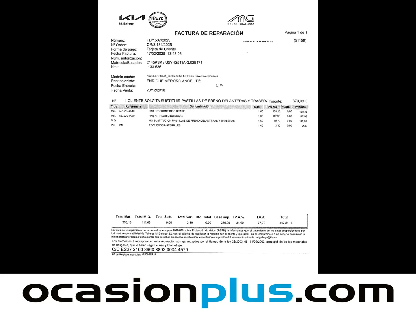 Foto KIA Ceed Kia Ceed 1.0 T-GDi Drive (120 CV)