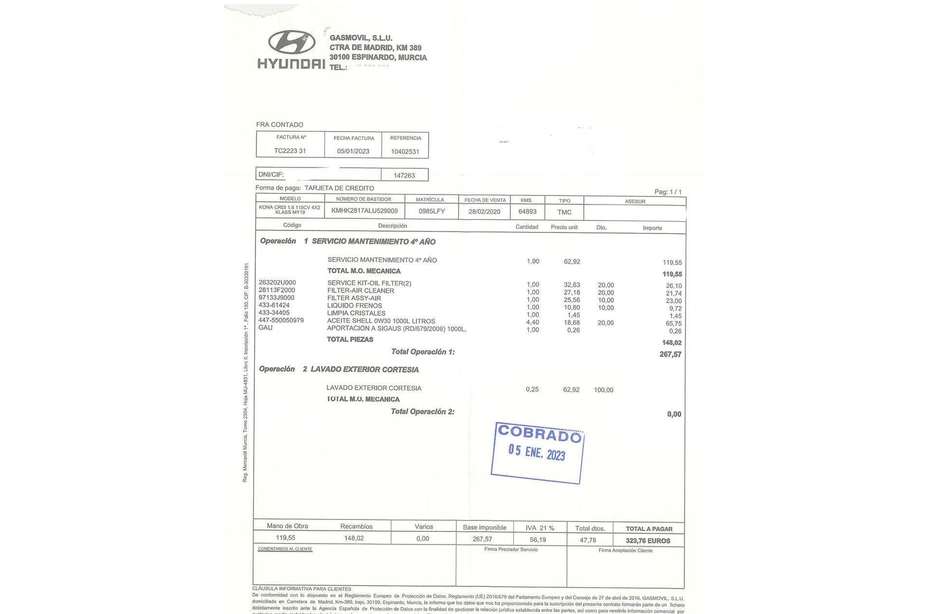Hyundai Kona 1.6 CRDi Klass 4x2 - foto 16