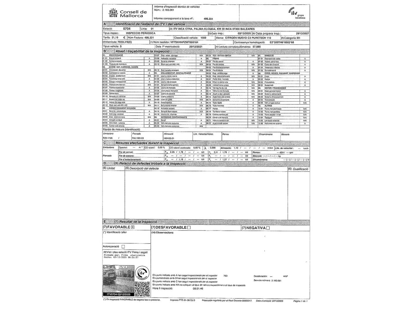 Citroën C3 Citroën C3 PureTech 110 S&S Shine (110 CV) de segunda mano