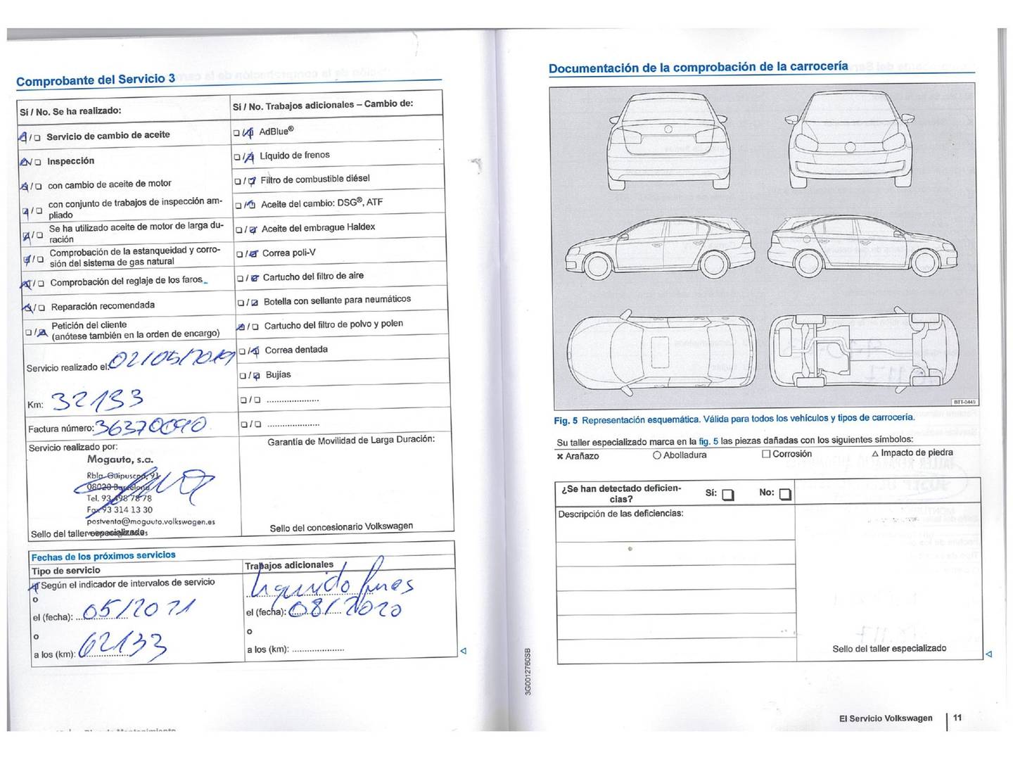 Foto del mantenimiento del Volkswagen Tiguan Volkswagen Tiguan T1 2.0 TDI BMT 4x2 (110 CV)