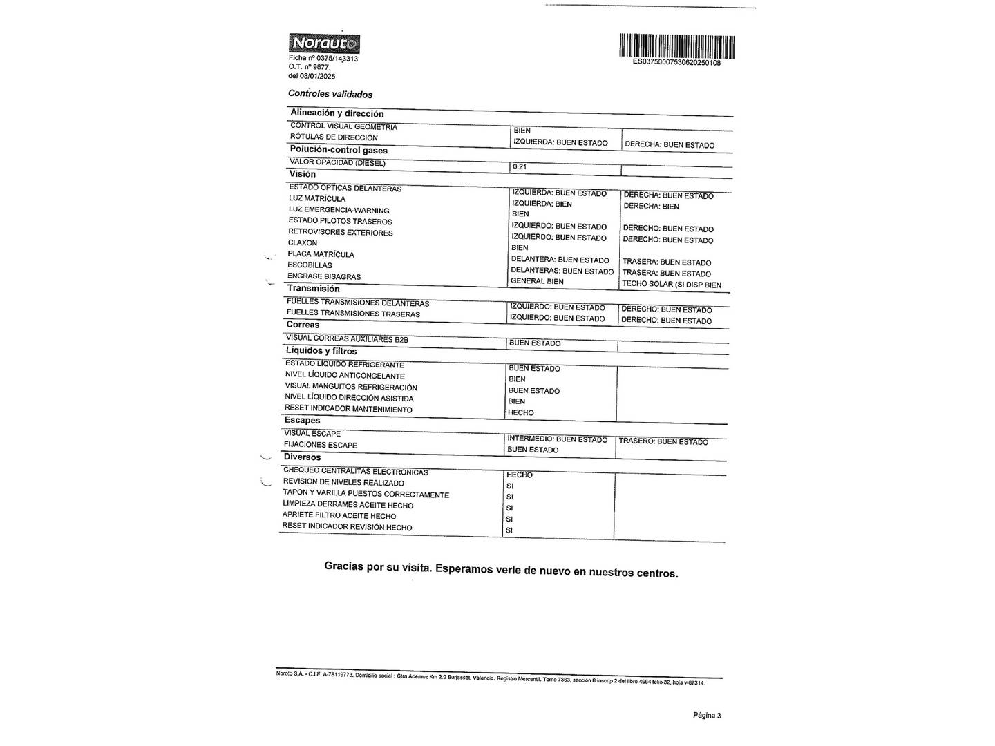 Foto del mantenimiento del Volkswagen Tiguan Volkswagen Tiguan T1 2.0 TDI BMT 4x2 (110 CV)