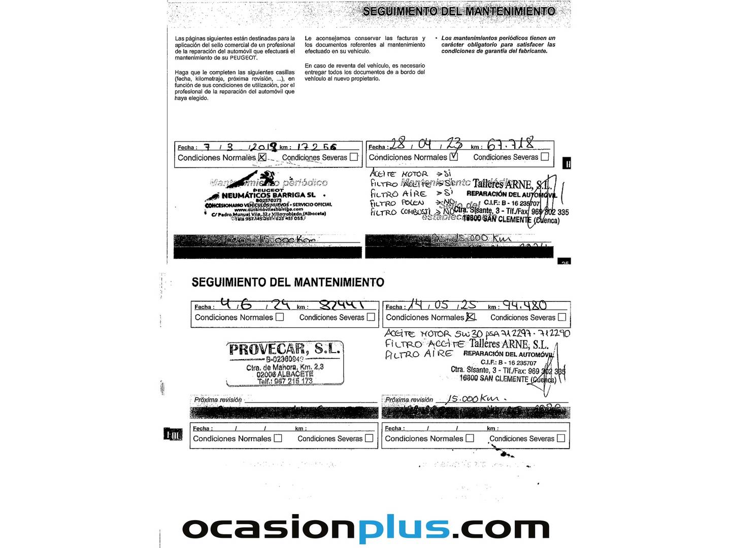 Foto del mantenimiento del Peugeot 5008 Peugeot 5008 PureTech 130 S&S Allure (130 CV) 7 Plazas