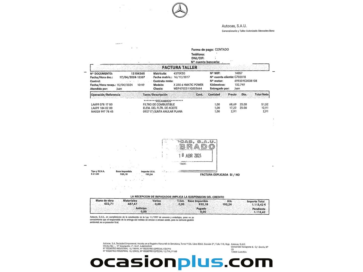 Foto Mercedes Clase X Mercedes-Benz Clase X X 250 d Pure 4Matic (190 CV)