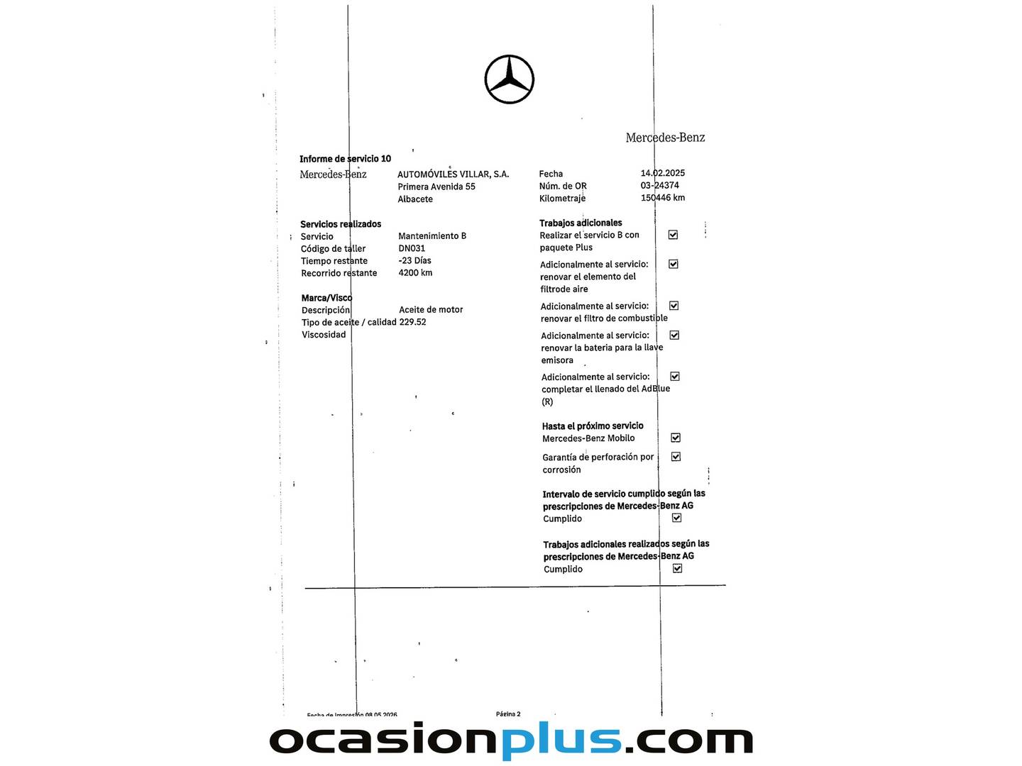 Foto del mantenimiento del Mercedes Clase GLE Mercedes GLE 350 d 4Matic (258 CV) Pack AMG