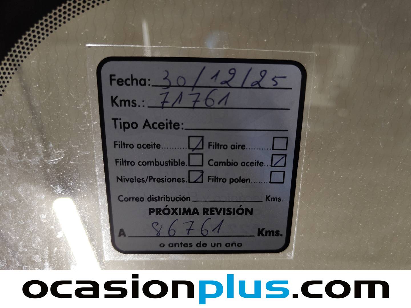 Foto del mantenimiento del Ford Focus Ford Focus 1.0 Ecoboost Titanium (125 CV)