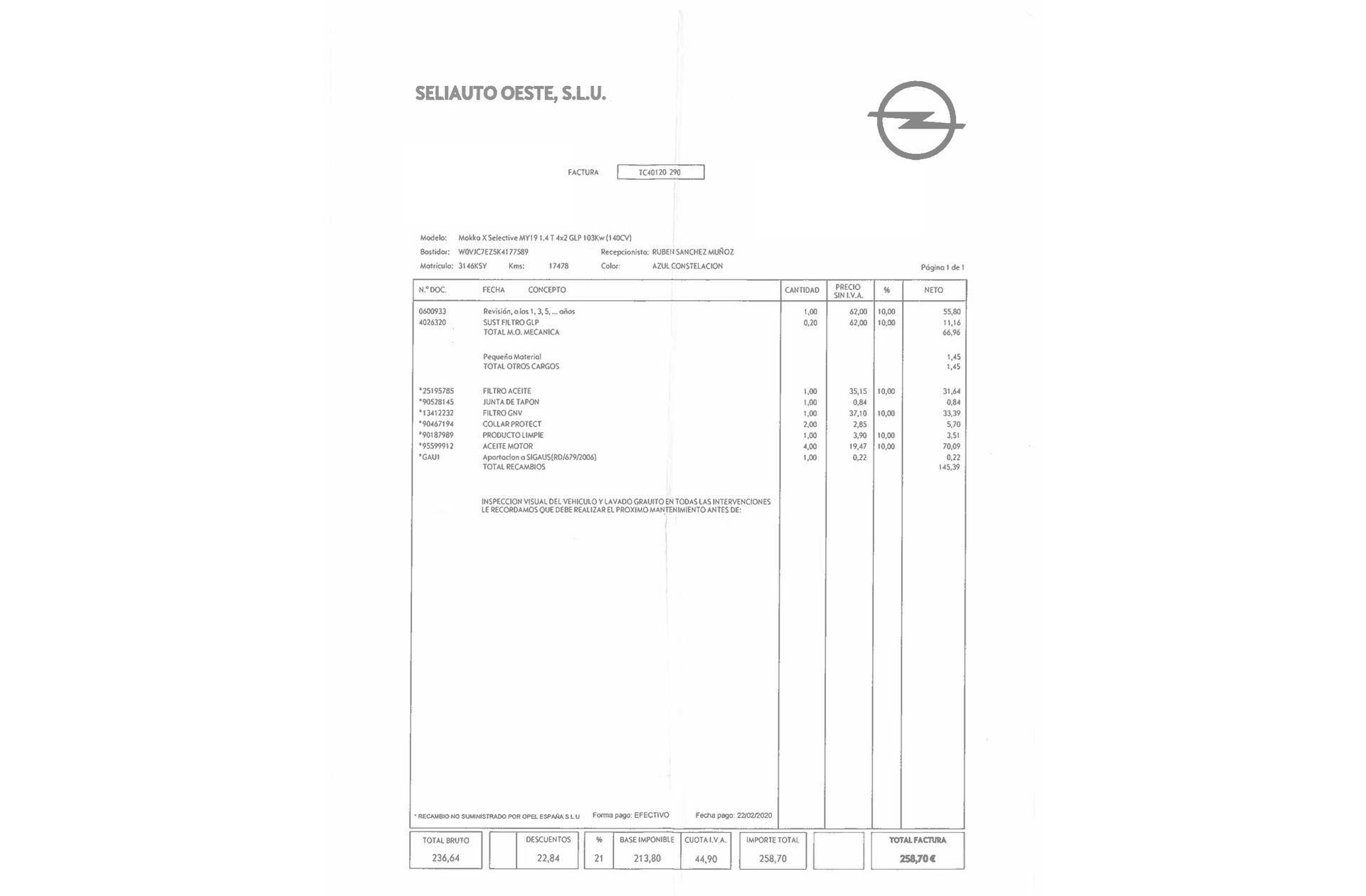 Opel Mokka 1.4 Turbo GLP Selective 4x2 - foto 23