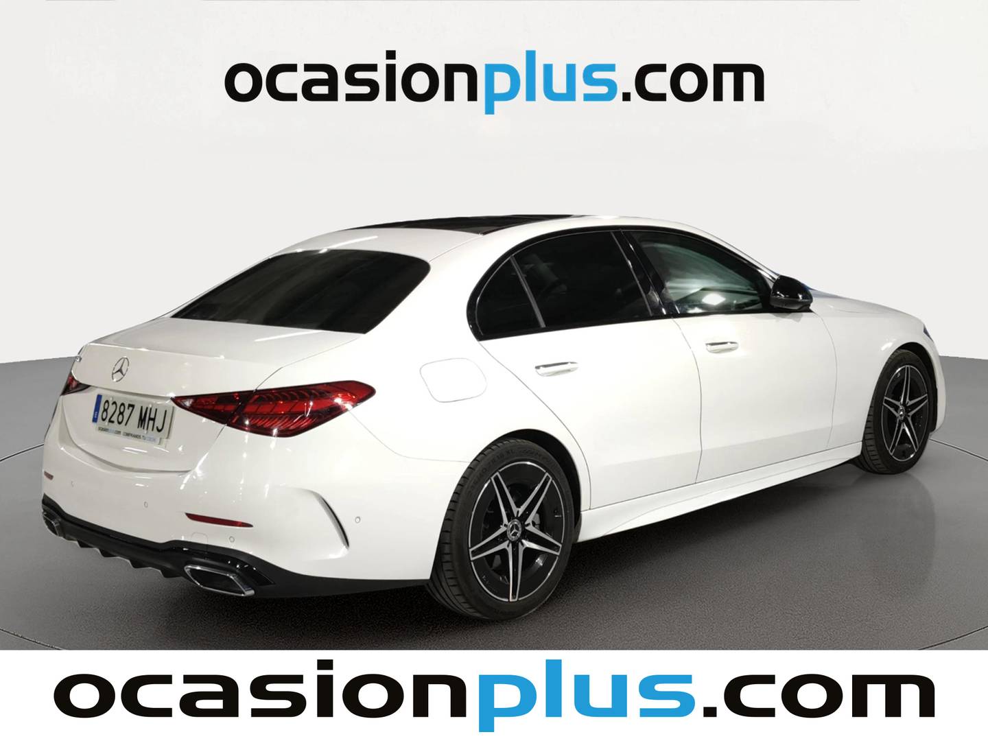Foto trasera Mercedes Clase C Mercedes Clase C 220 d (200 CV) Pack AMG derecha