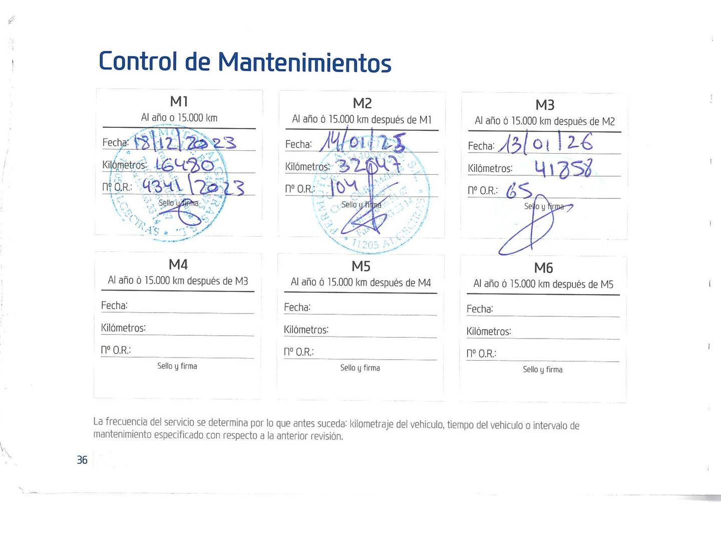Foto del mantenimiento del Hyundai Kona Hyundai Kona 1.0 TGDi Maxx 4x2 DCT (120 CV)