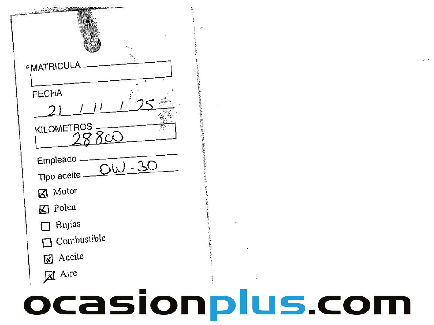 Foto del mantenimiento del BMW X1 BMW X1 sDrive20i (192 CV)