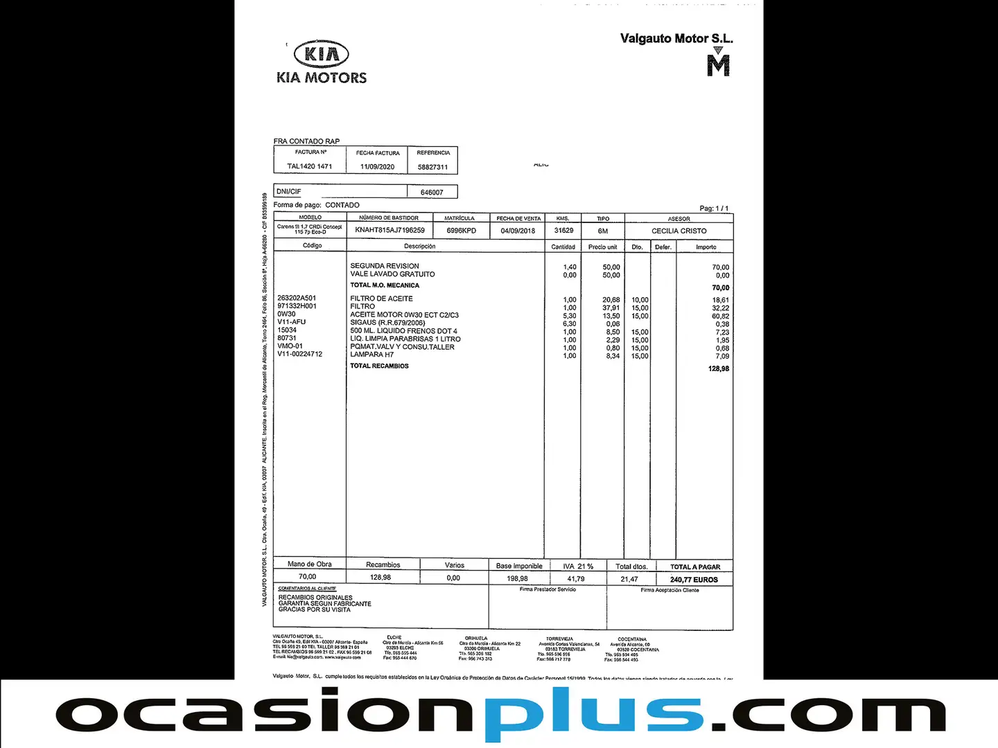 Foto KIA Carens Kia Carens 1.7 CRDi VGT Concept Eco-Dynamics (115 CV) 7 Plazas