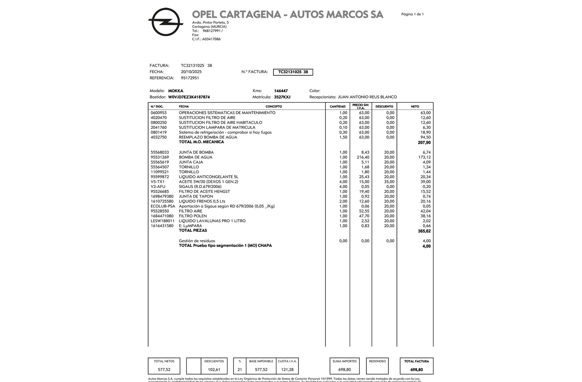 Opel Mokka 1.4 Turbo GLP Innovation 4x2 - foto 21