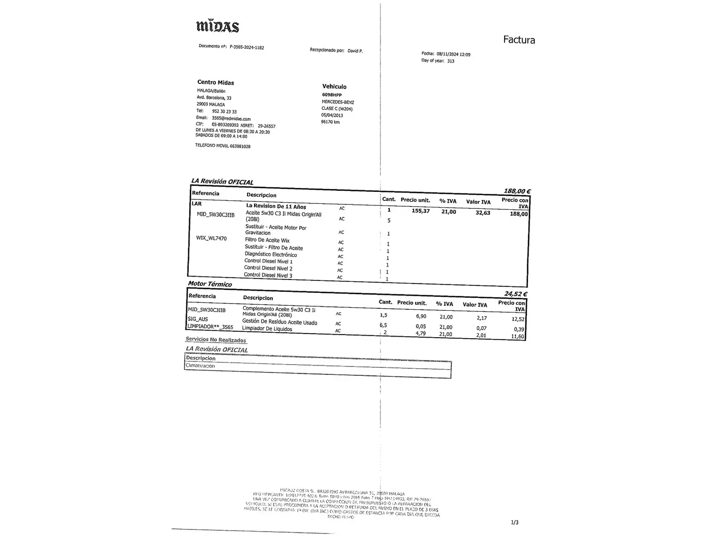 Foto Mercedes Clase C Mercedes-Benz Clase C C 180 CDI Blue Efficiency Avantgarde (120 CV)