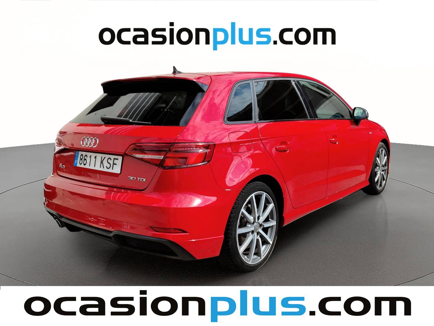 Foto trasera Audi A3 Audi A3 Sportback Black Line 30 TDI (116 CV) S-Line derecha