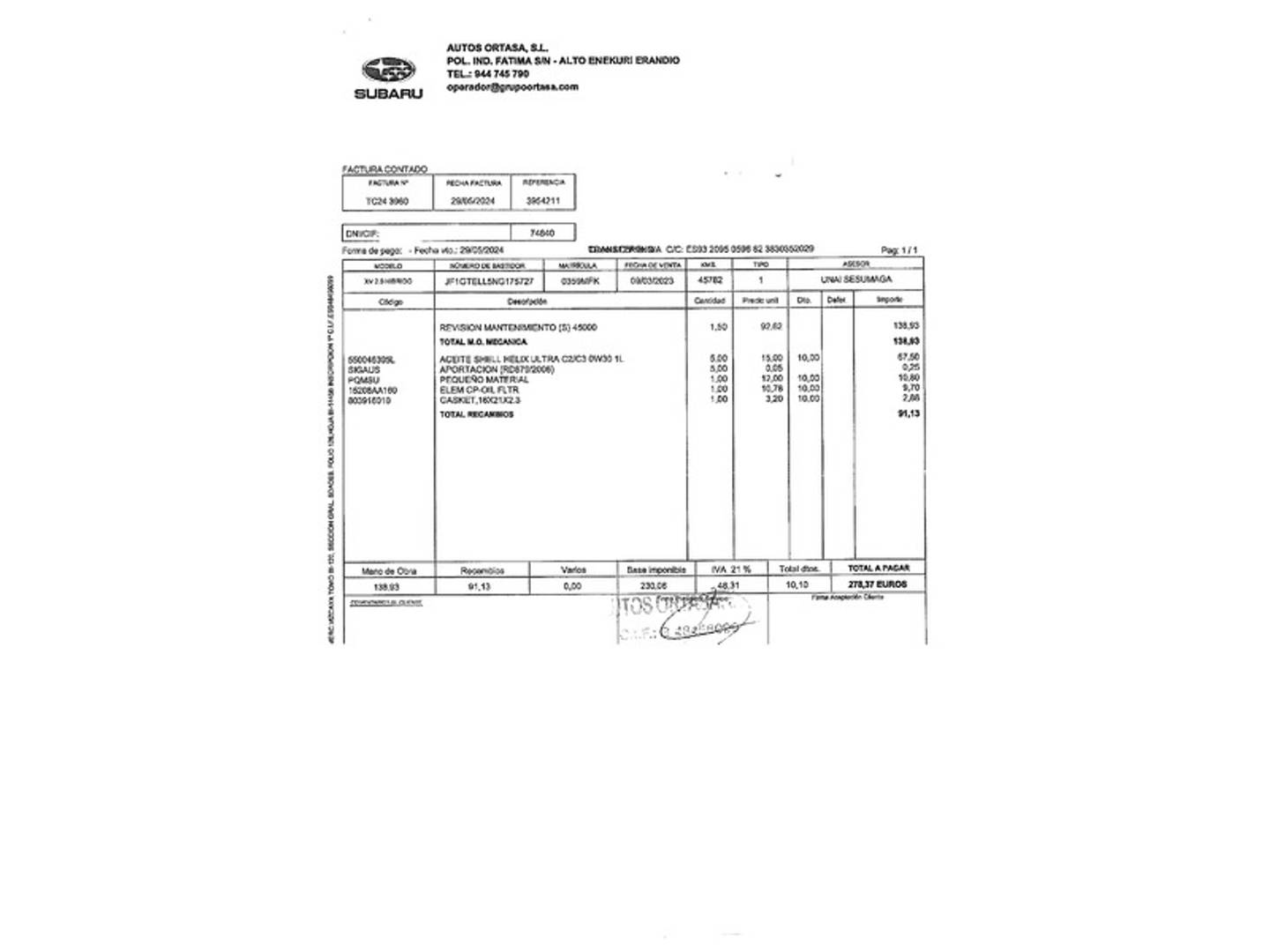Foto Subaru XV Subaru XV 2.0i Hybrid Executive Plus CVT (150 CV)
