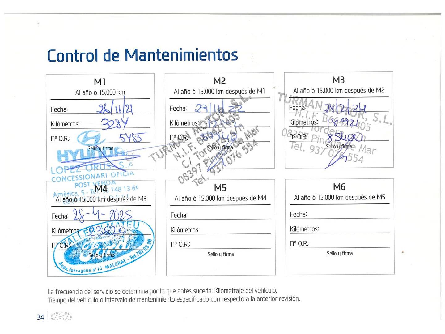Foto del mantenimiento del Hyundai Kona Hyundai Kona 1.0 TGDi Essence 4x2 (120 CV)