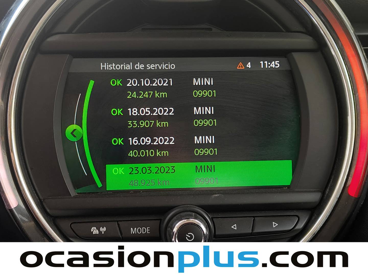Foto del mantenimiento del Mini MINI Mini MINI Cooper One (102 CV)