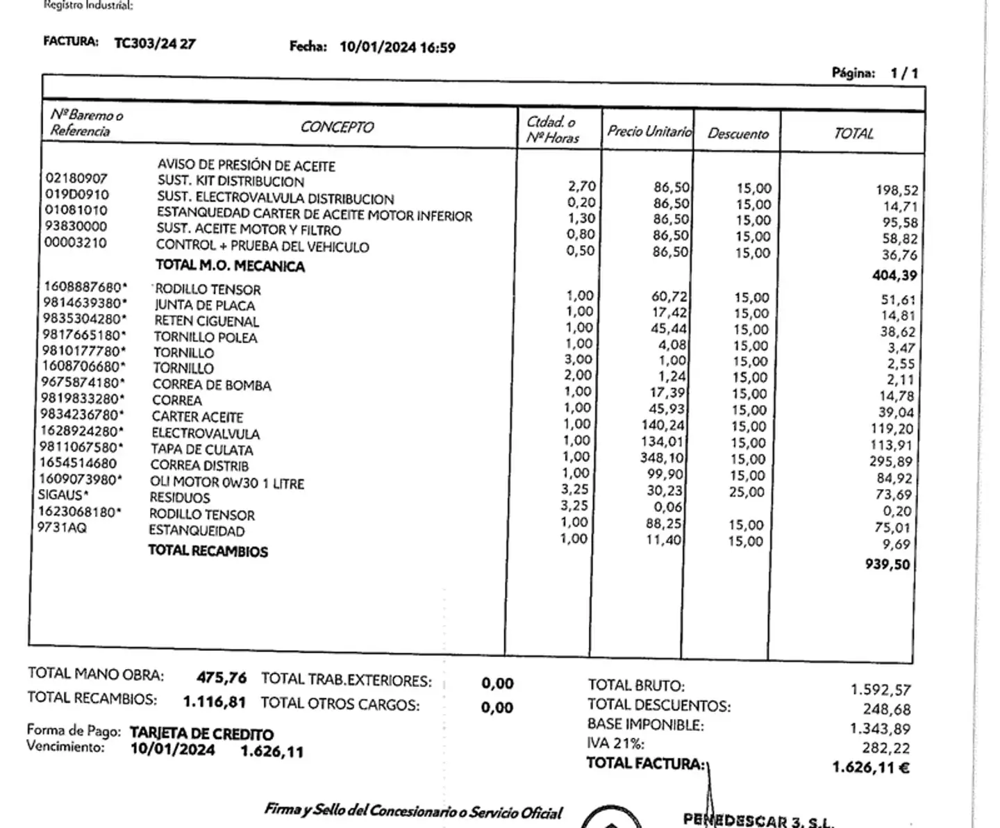 Mantenimiento