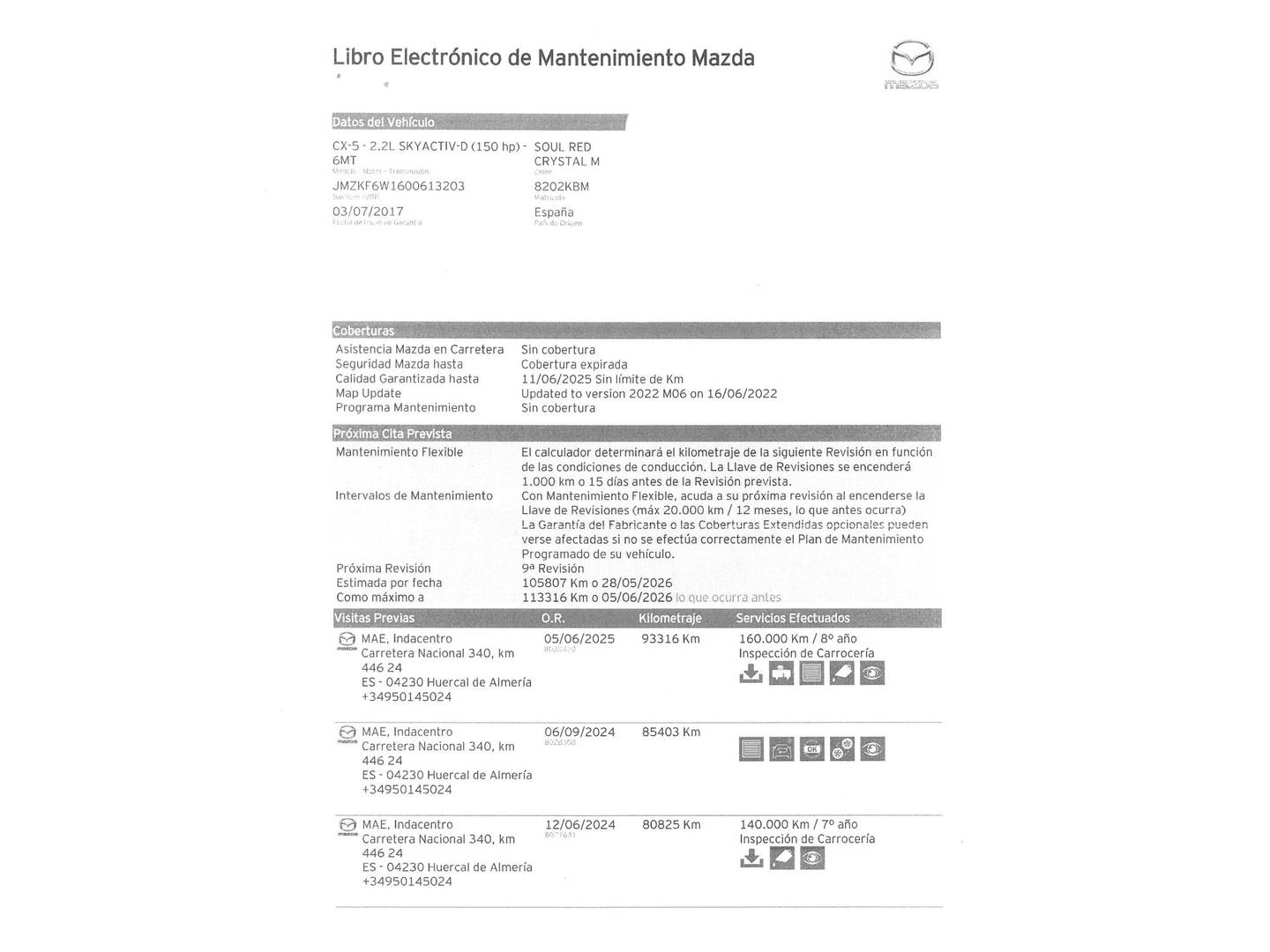 Foto Mazda CX-5 Mazda CX-5 2.2 DE Zenith 2WD (150 CV)