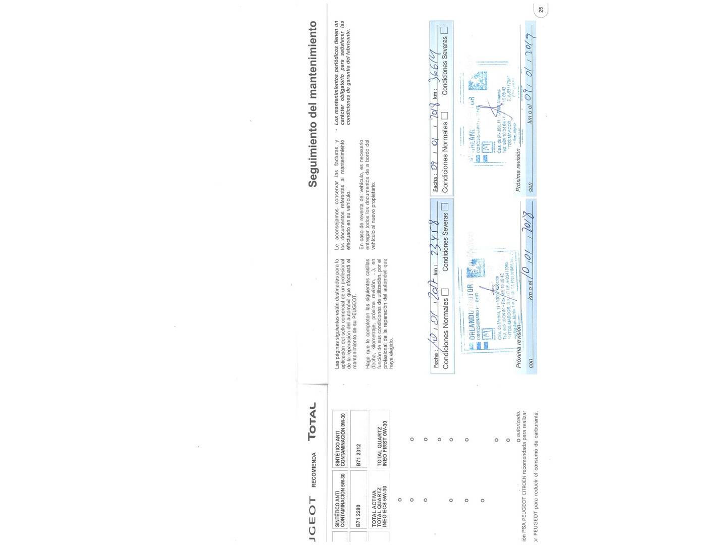 Foto del mantenimiento del Peugeot 5008 Peugeot 5008 2.0 BlueHDi Allure FAP (150 CV) 7 Plazas