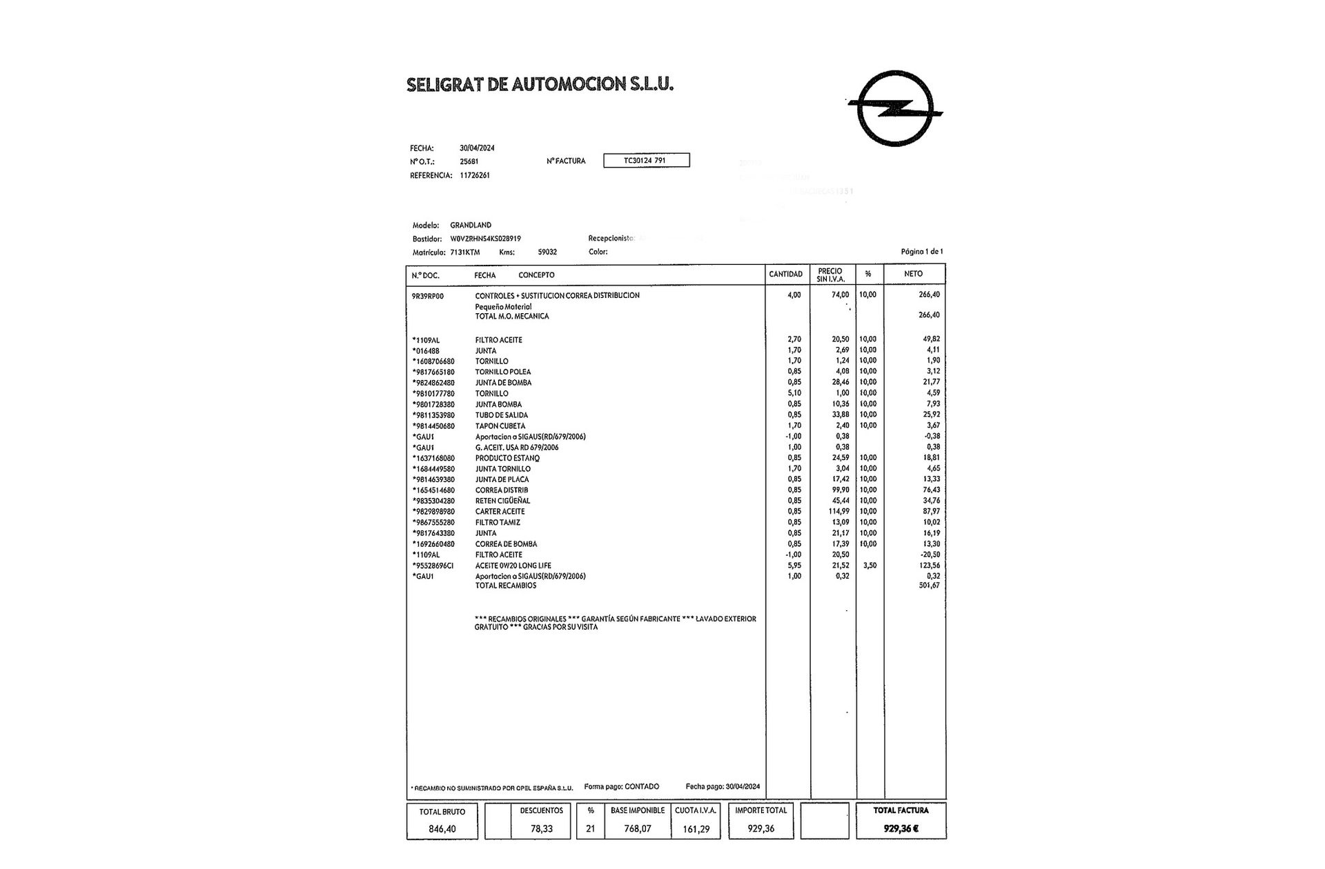 Opel Grandland 1.2 Turbo Design Line - foto 24