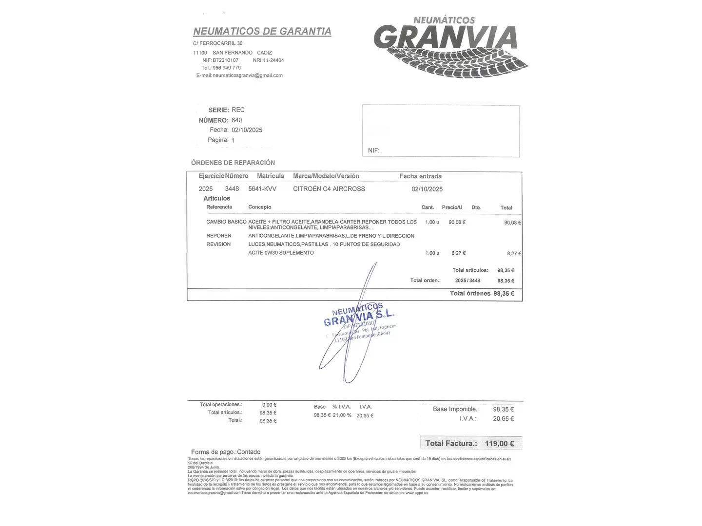 Mantenimiento